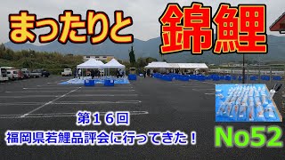 まったりと錦鯉No52【第16回福岡県若鯉品評会に行ってきた！】 [upl. by Enohsal]