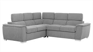 Urban Cali Bel Air Modular Corner Sectional Sofa in Thora Stone [upl. by Burnside]