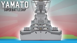 The Yamato  Largest battleship in History Behemoth [upl. by Angy]