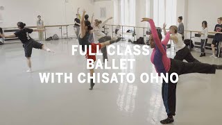 Livestream Full Class Ballet with Chisato Ohno at London Contemporary Dance School [upl. by Leoj]