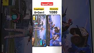 Snapdragon 8Gen1 vs Dimensity 1080 SpeedTest 🔥🔥🔥 [upl. by Nehte]