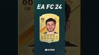 Khvicha Kvaratskhelia  FIFA Evolution FIFA 23  EAFC 25 [upl. by Animrac]