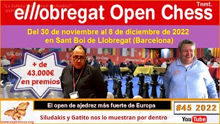 Entrevista 45 Siludakis y Gatito quotEl Llobregat Open Chess el open de Ajedrez más fuerte de Europaquot [upl. by Anaihsat]