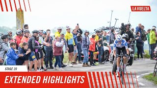 Extended Highlights  Stage 20  La Vuelta 2024 [upl. by Nelaf]