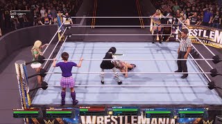 WWE 2K24 Team Alexa Bliss Vs The Loud House [upl. by Tamarra231]