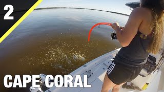 Fishing CAPE CORAL with LIVE SHRIMP  Florida 2020 part 2 [upl. by Ennaylil]