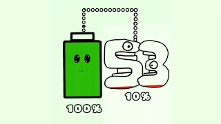 number 53 help to charge battery animation videoshorts animation battery numberlore trending [upl. by Sgninnej]