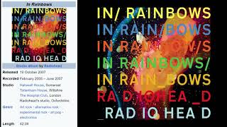 every Radiohead album genre [upl. by Spooner]