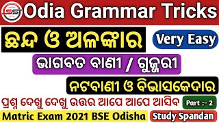 Chhanda Tricks  ନଟବାଣୀ ଛନ୍ଦ  Chhanda Odia Grammar  ଭାଗବତ ବାଣୀ  Odia Grammar 10th Class  BSEO [upl. by Nakah257]