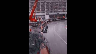 Lance Stroll crash in turn 6  GP MONACO 2023 [upl. by Quent]