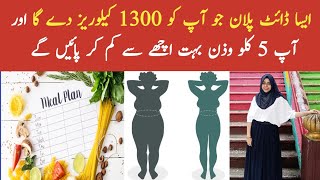 Drop 10 pounds in 2 weeks with this 1300 calories diet plan Dietitian Sadia Aziz [upl. by Vorfeld]