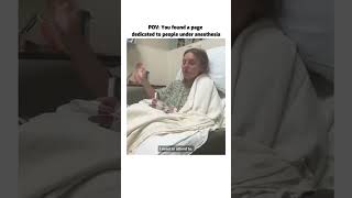 🔥 Check out People After Anesthesia  reels viral explore people anesthesia nurce medical [upl. by Sekofski]