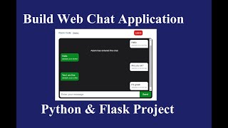 Build Web Chat Application with Python amp Flask  Python Flask Project [upl. by Carlstrom]