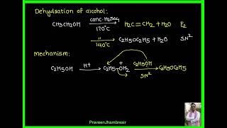 2 AlcoholReaction COOH cleavageDehydrationDehydrogenationOxidation [upl. by Odrareve]