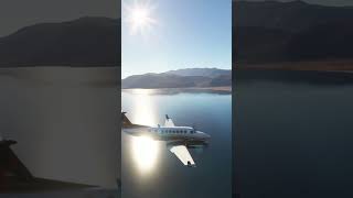 TwinEngine Touchdown in Socotra aviation landing flight flightsimulator msfs2020 beach ocean [upl. by Gaskin]