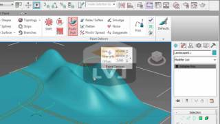 Paint Deform Tool in 3DS Max Modeling [upl. by Ecyle780]
