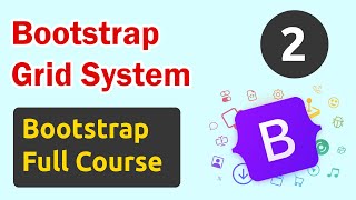 Bootstrap Grid System  Bootstrap Full Course in hindi [upl. by Eelrac]