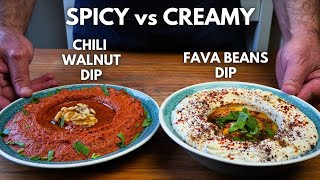 Turkish Style Fava Beans amp Chili Walnut Dip  2 Delicious Vegan Mezze [upl. by Gow]