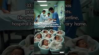 33 doctors wife has premature septuplets He stays on COVID frontline hospital becomes temp home [upl. by Del]