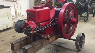 2 HP LAUSON BUMPSTART Antique Hit Miss Gasoline Engine [upl. by Laith]