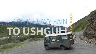 Driving the 4x4 road to Ushguli in a MB 508 [upl. by Rochella]