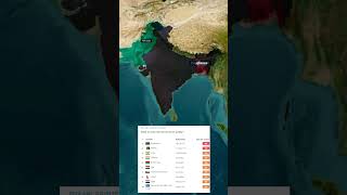 Map Animation Day 06100  Delhi Air Quality Index delhi aqi delhipollution pollution [upl. by Drabeck]