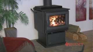 ProSeries F5100 Extra Large Hybrid Wood Burning Stove by Regency [upl. by Qifahs203]