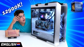 FIRST INTEL ALDER LAKE PC BUILD Core i9 12900K DDR5 Z690 Hero Strix Helios [upl. by Jepum]