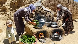 Village Food Secrets  Cooking Vegetable Pilaf in Afghanistan Village [upl. by Cyrus]