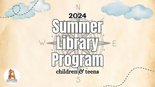 2024 Youth Summer Library Program [upl. by Etteniotnna]