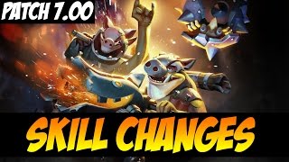 SKILL CHANGES IN THE MOST USEFUL HERO OF DOTA   TECHIES SKILLS CHANGES  Patch 700  Dota 2 [upl. by Essirehc]