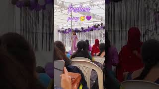 Freshers party 🥳 desi girl dance performance 💜 [upl. by Asa952]