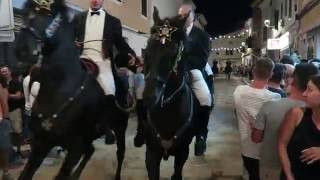 Jaleo Horse Festival in Es Mercadal Menorca 10 September 2016 03 [upl. by Twitt681]