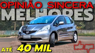 Qual CARRO comprar até R 40 mil em 2024 Melhores VEÍCULOS hatch sedan e SUV BOM bonito e BARATO [upl. by Bruning694]