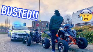 BUSTED BY THE POLICE ON MY SUPER QUAD IN LONDON ARGUMENT [upl. by Harias]