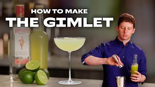 How to Make a Gimlet the Gin and Lime Cordial Cocktail  COCKTAILS FOR GROWNUPS [upl. by Diannne165]