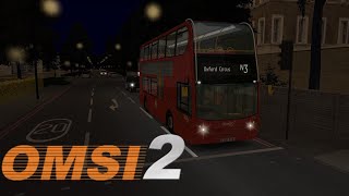 Omsi 2  London  Route N3 Anerley  Oxford Circus [upl. by Notsirhc]