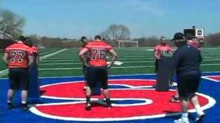 Football Drills  Offensive Line Secrets [upl. by Sielen]