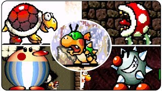 Yoshis Island  All Bosses [upl. by Aryhs]