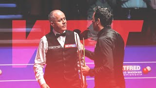 Ronnie OSullivan vs John Higgins  Semi Final Highlights  2022 Betfred World Championship [upl. by Arorua]