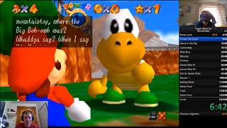 Former WR Super Mario 64 Blindfolded  15802  Commentary by zserf amp Bubzia [upl. by Vala542]