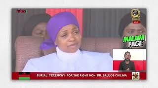 Vice President Malemu Dr Saulos Chilima sister Elizabeth Mkandawire message at his funeral [upl. by Acirehs454]