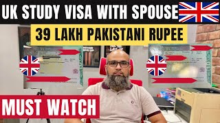 Study in UK with Spouse Success Story 2024  UK VISA Latest Update  Dependent VISA UK [upl. by Valenba]