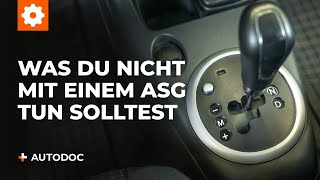 5 Dinge die du nicht mit einem automatisierten Schaltgetriebe tun solltest  AUTODOC [upl. by Wade83]