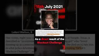 The Blackout Challenge TikTok Death Toll crime tiktok crimestory [upl. by Phares750]