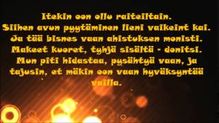 Brädi  Hätähuuto Feat Toni Wirtanen LYRICS [upl. by Attenor]