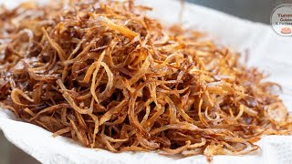 Oignons frits croustillants crspy fried onions [upl. by Thgiwd893]