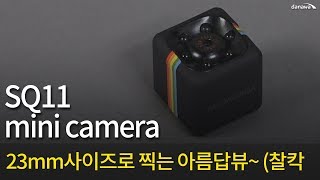 SQ11 미니 카메라mini camera이렇게 작은 카메라가 [upl. by Del998]