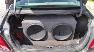 Soundstream tarantulas slammed by Hifonics Brutus amp 2400 watts [upl. by Lexi]