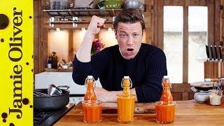 How to make Chilli Sauce  Jamie Oliver [upl. by Amerak518]